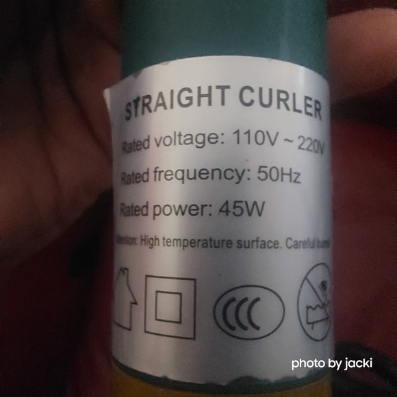 Straight Curler, Green - Picture 5 of 7